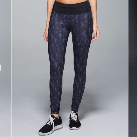 Lululemon Speedtight II Legging 6 black grey purple - Picture 1 of 10